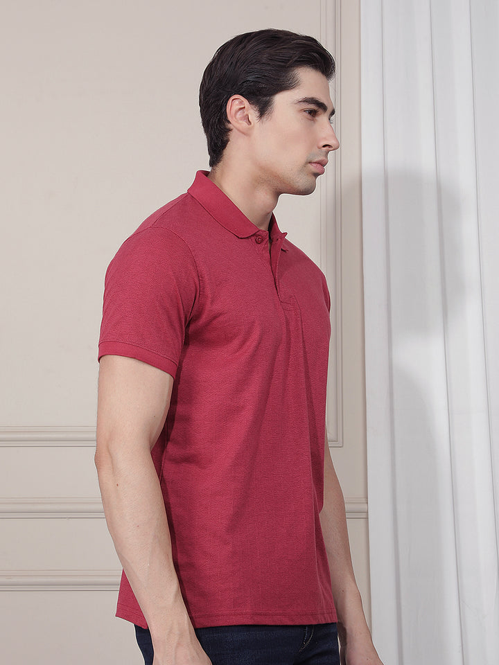 FRANDANGO SELF-DESIGN POLO T-SHIRT