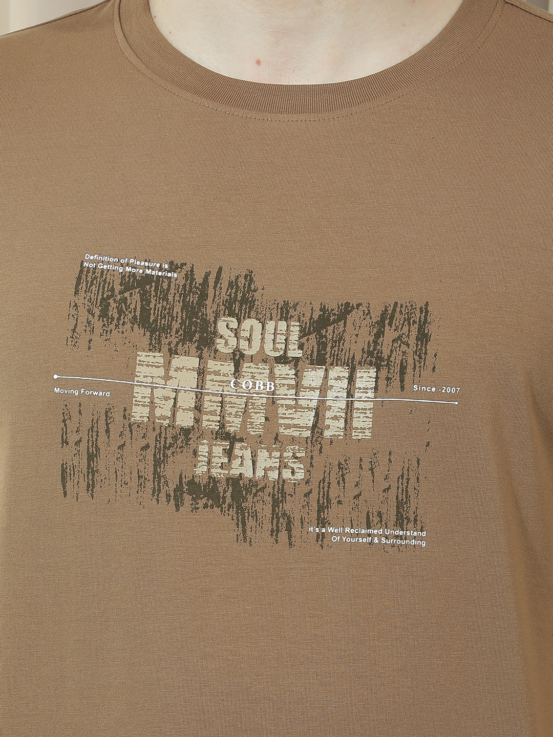 COBB BROWN PRINTED ROUND NECK T-SHIRT
