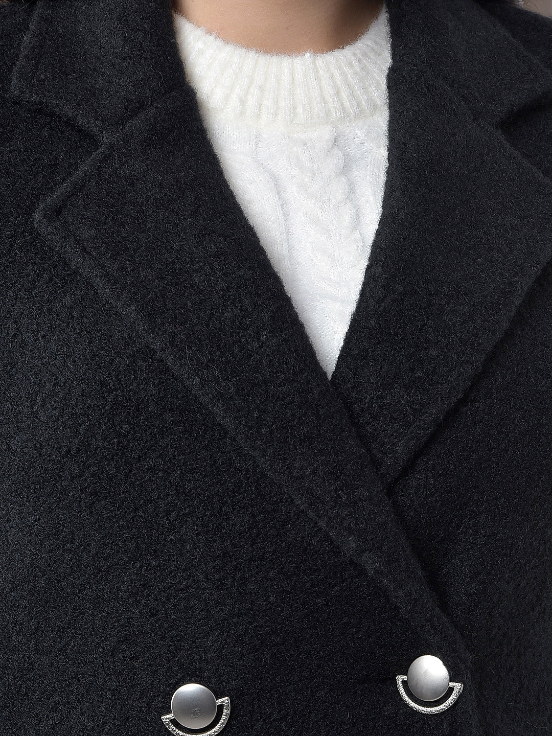 MISS FOREVER SOLID BLACK PREMIUM BLAZER