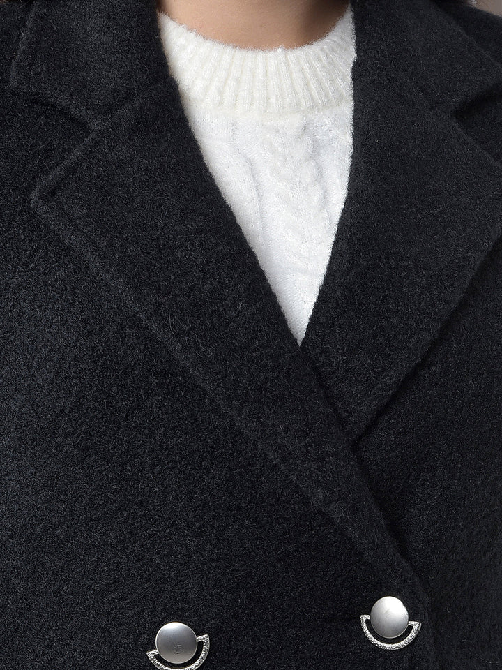 MISS FOREVER SOLID BLACK PREMIUM BLAZER