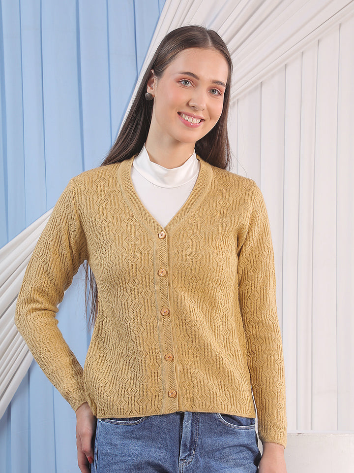mustard cardigan