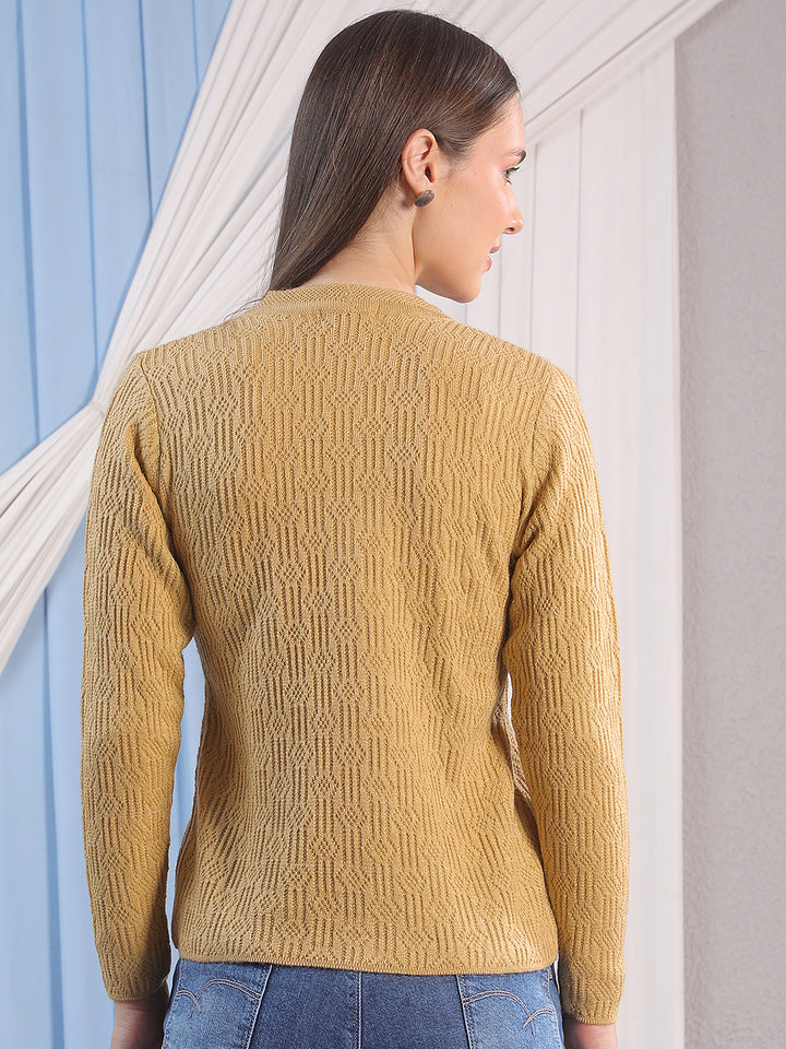 mustard cardigan