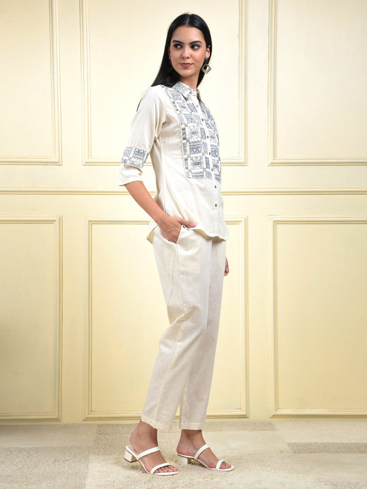 miss forever cream co-ord set
