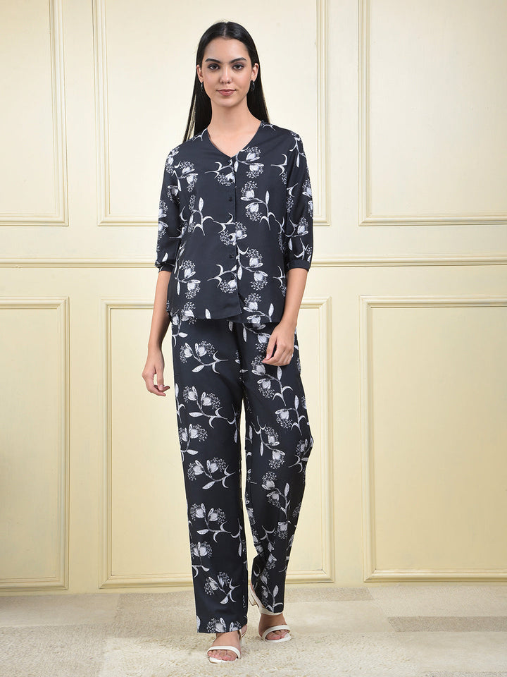 miss forever black co-ord set