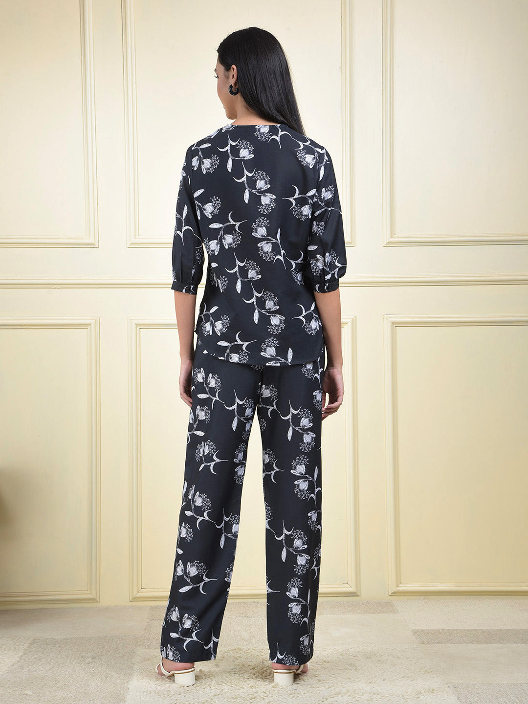 miss forever black co-ord set