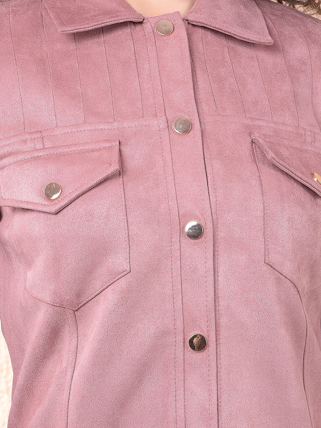 miss forever solid pink winter co-ord set