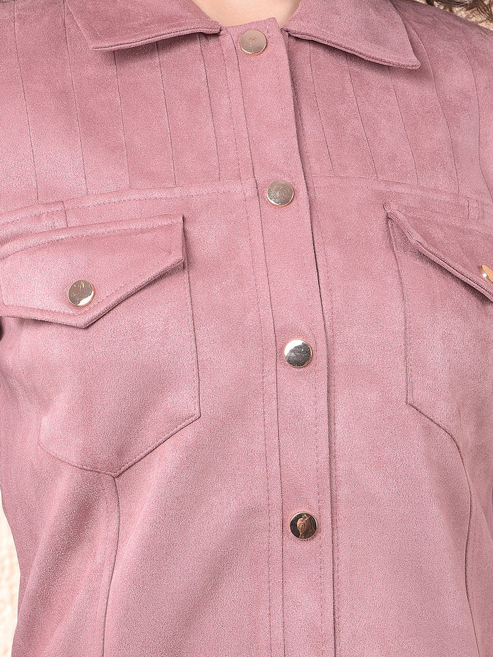 miss forever solid pink winter co-ord set