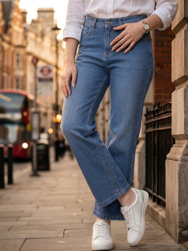 miss forever blue washed jeans