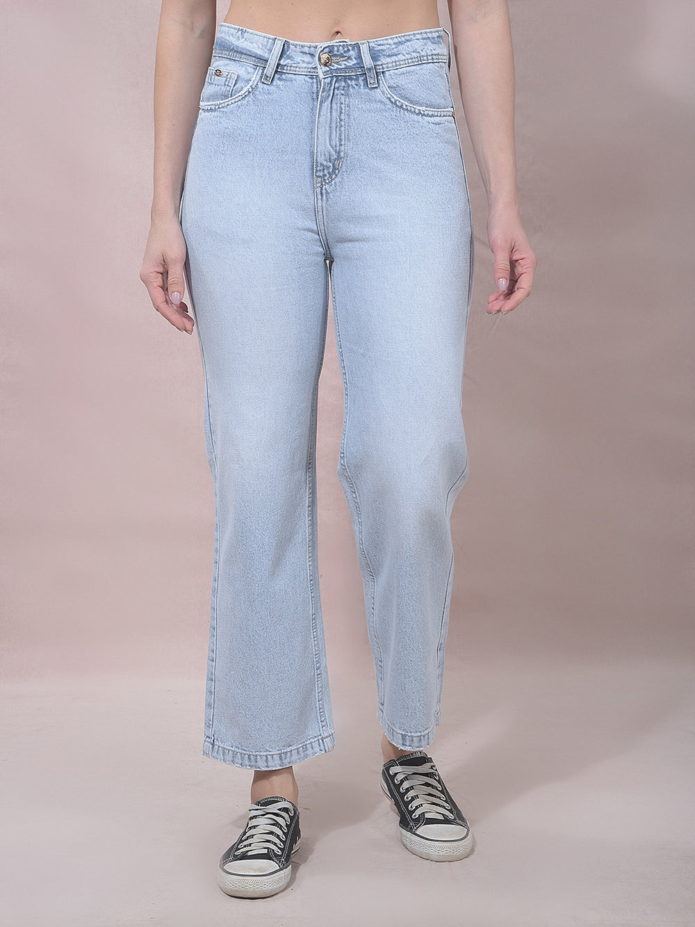 miss forever ice blue washed jeans