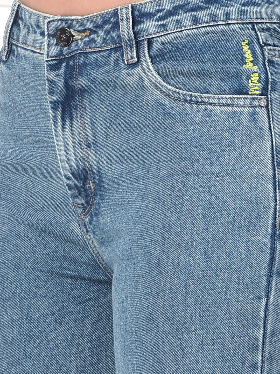 miss forever tint green premium jeans