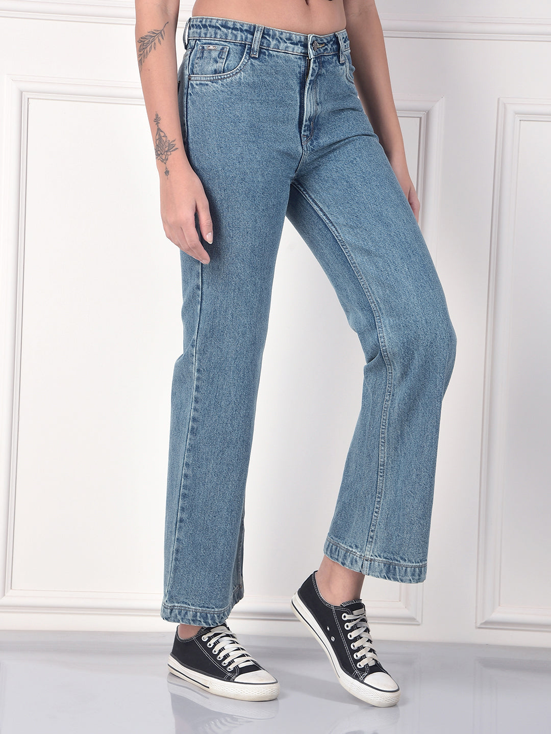 miss forever tint green premium jeans