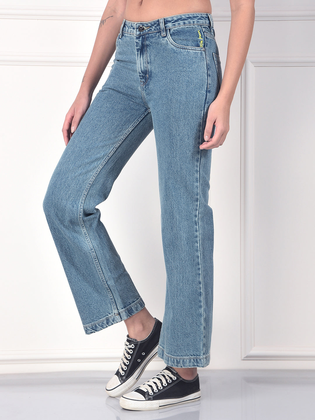 miss forever tint green premium jeans