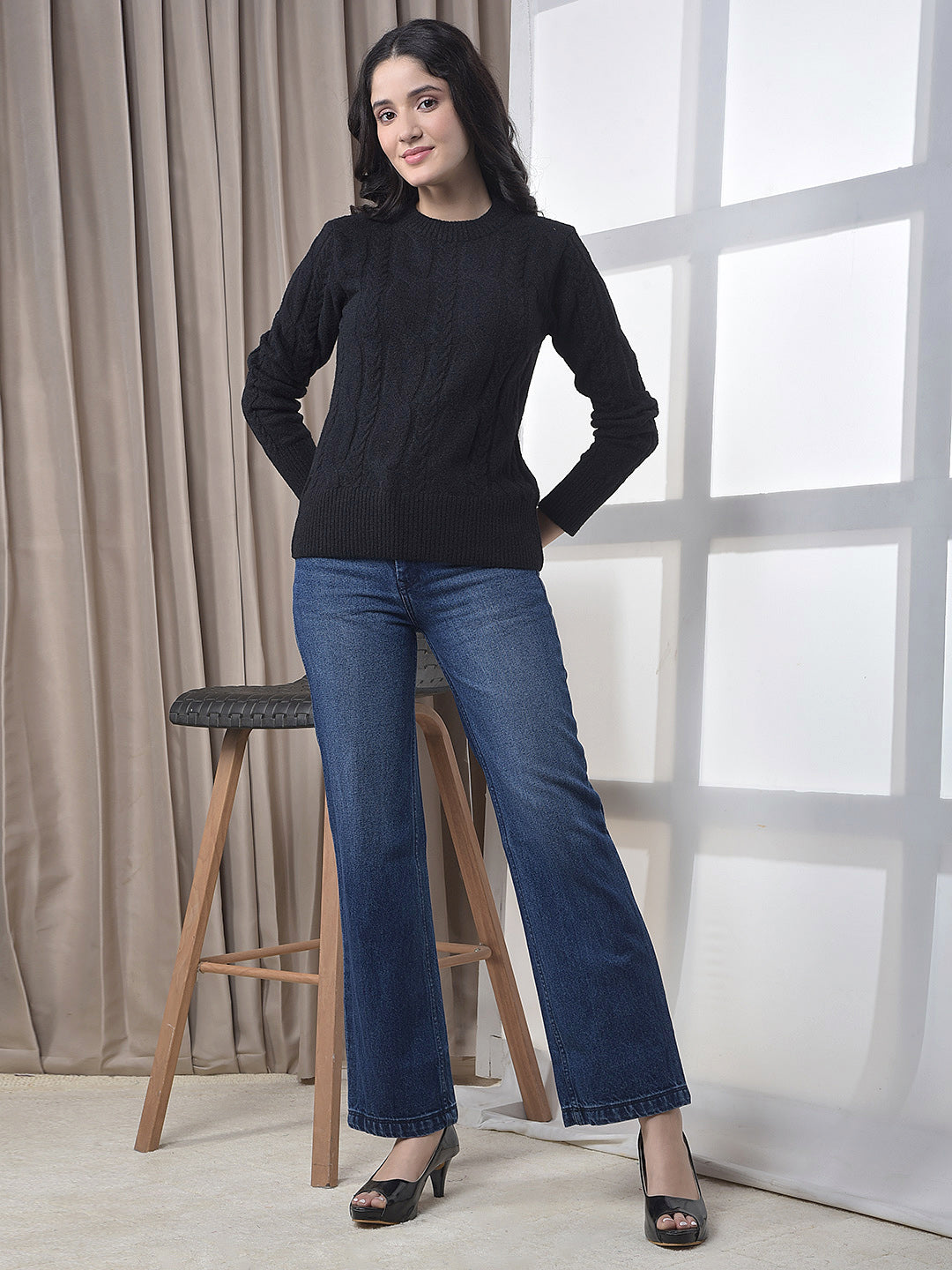 MISS FOREVER NAVY BLUE PREMIUM JEANS