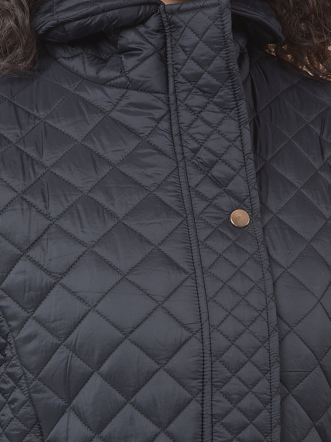 MISS FOREVER BLACK SELF-DESIGN JACKET