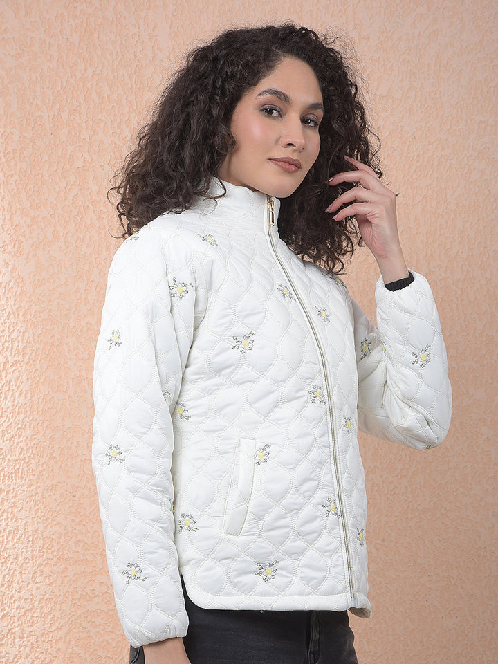 miss forever cream self-design jacket