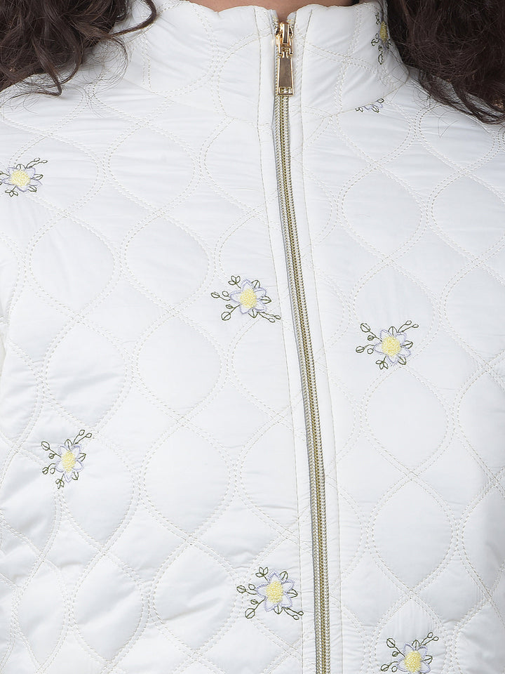 miss forever cream self-design jacket