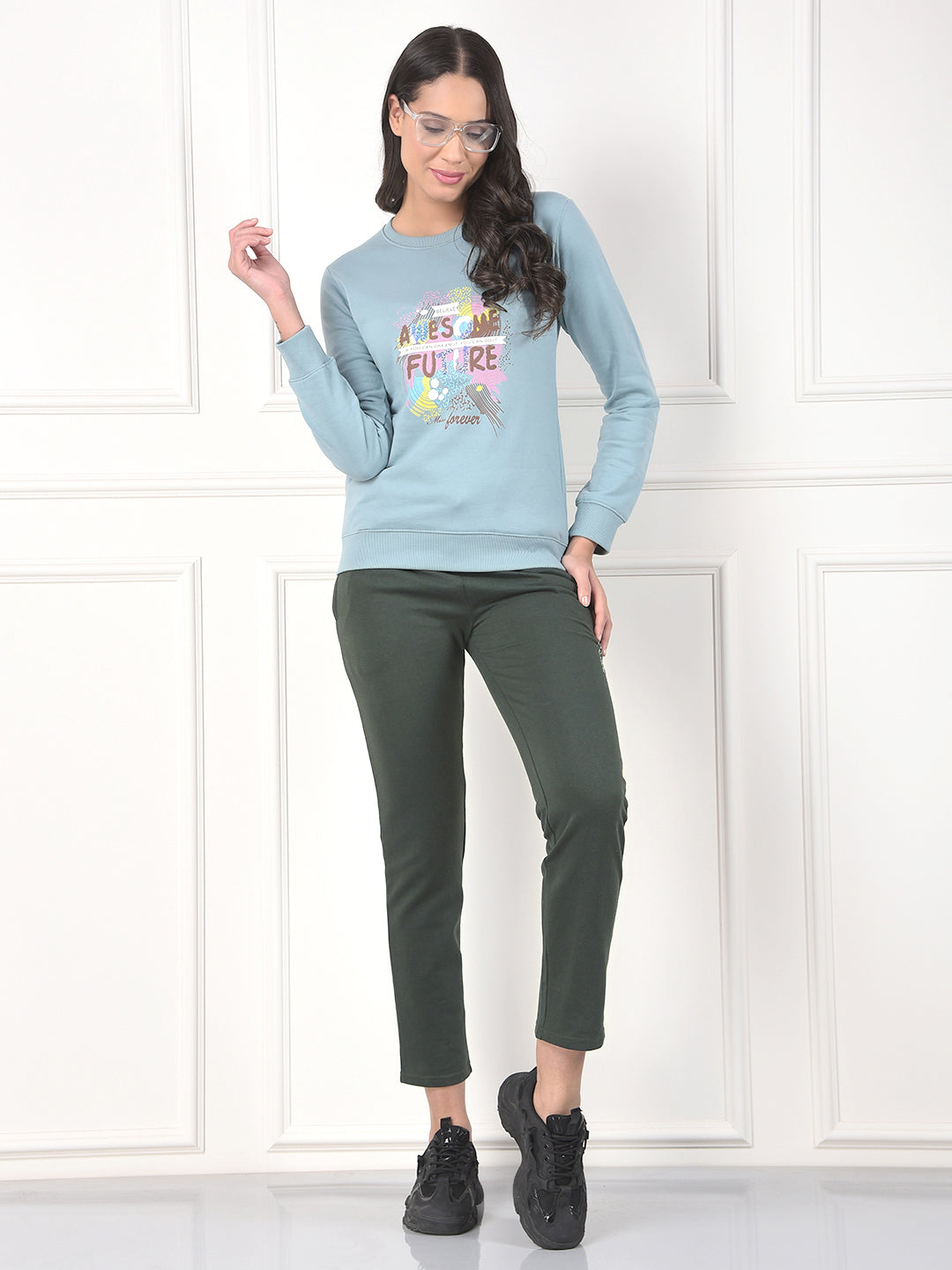 MISS FOREVER SOLID OLIVE WINTER LOWER