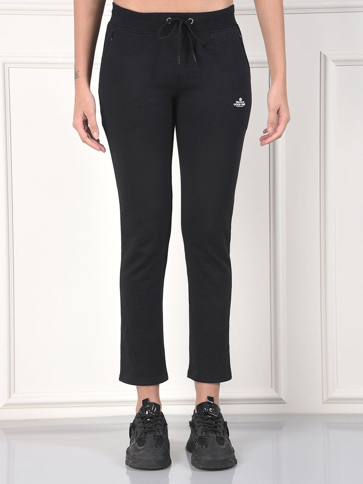 miss forever solid black winter lower