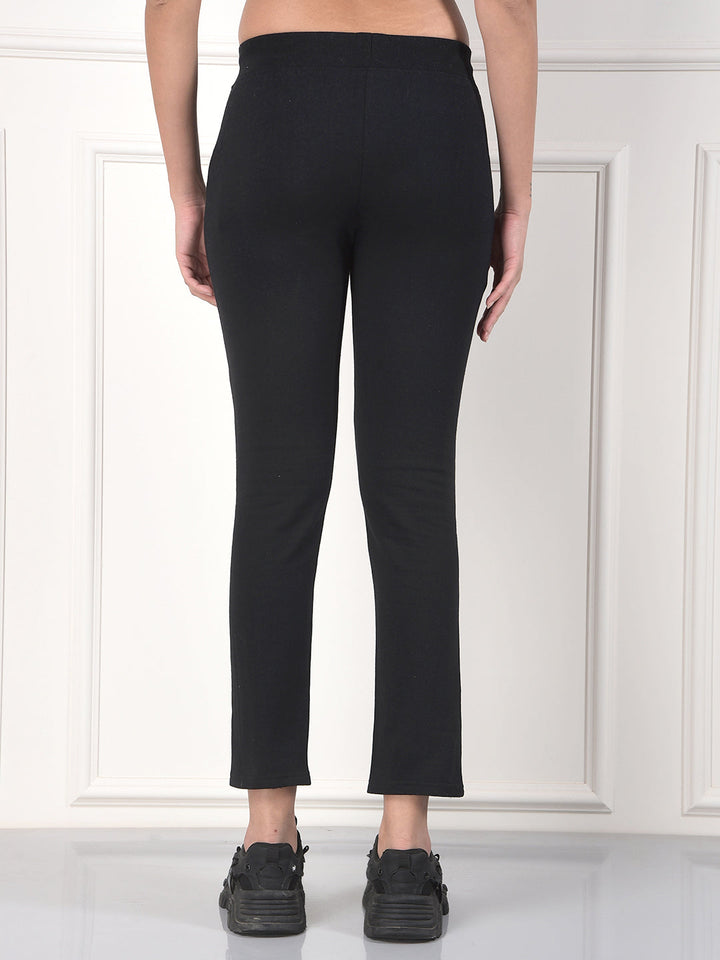 miss forever solid black winter lower