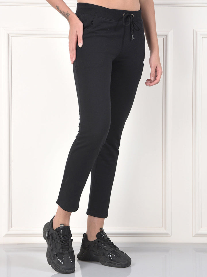 miss forever solid black winter lower