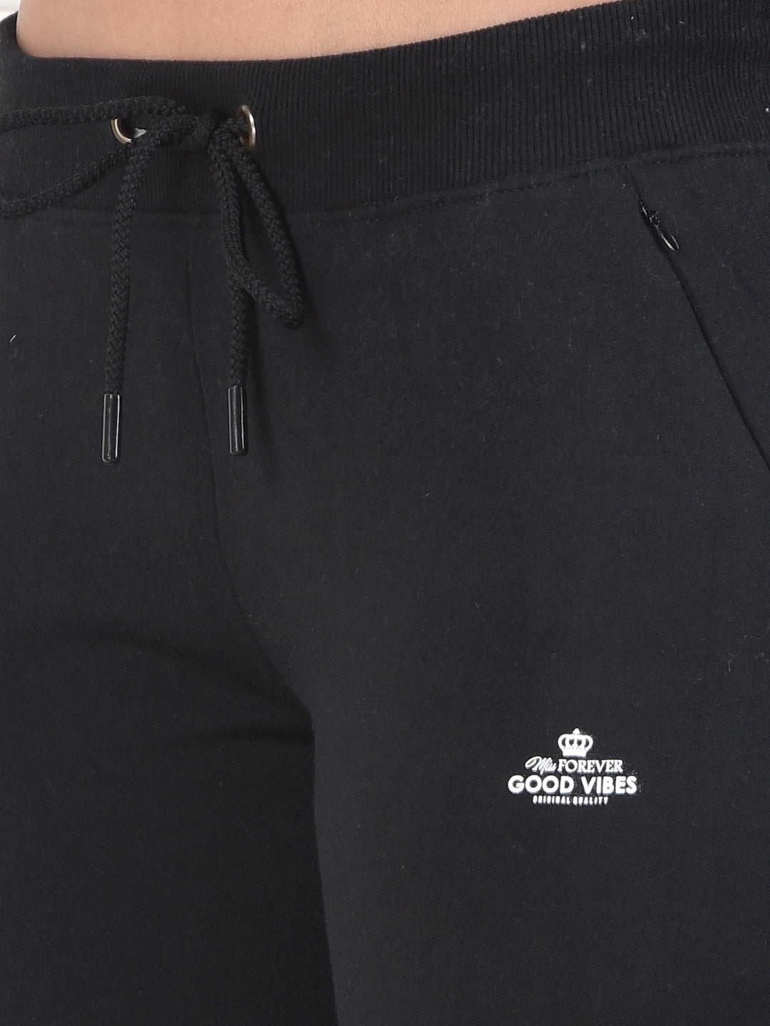 miss forever solid black winter lower