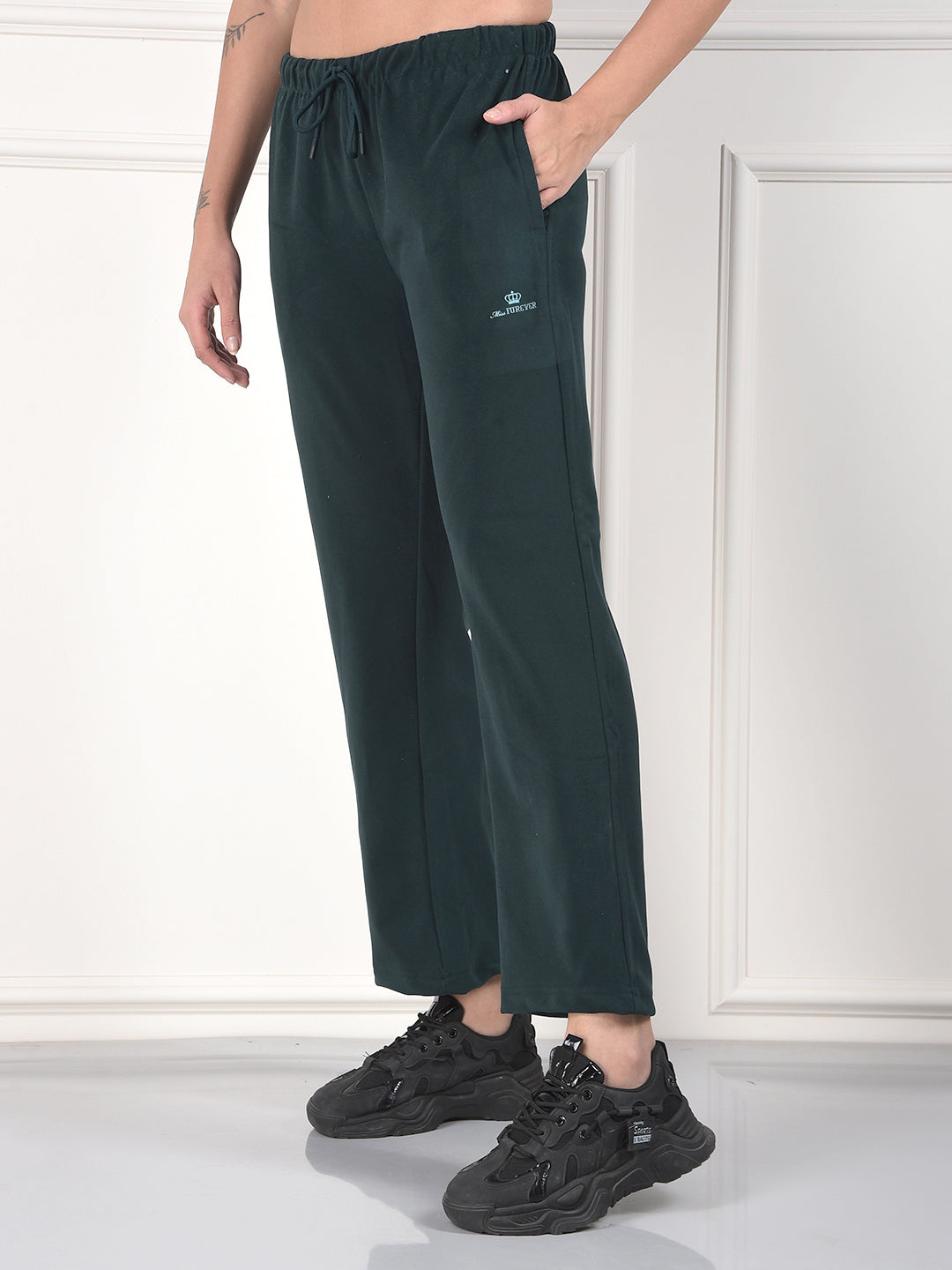 miss forever solid bottle green winter lower