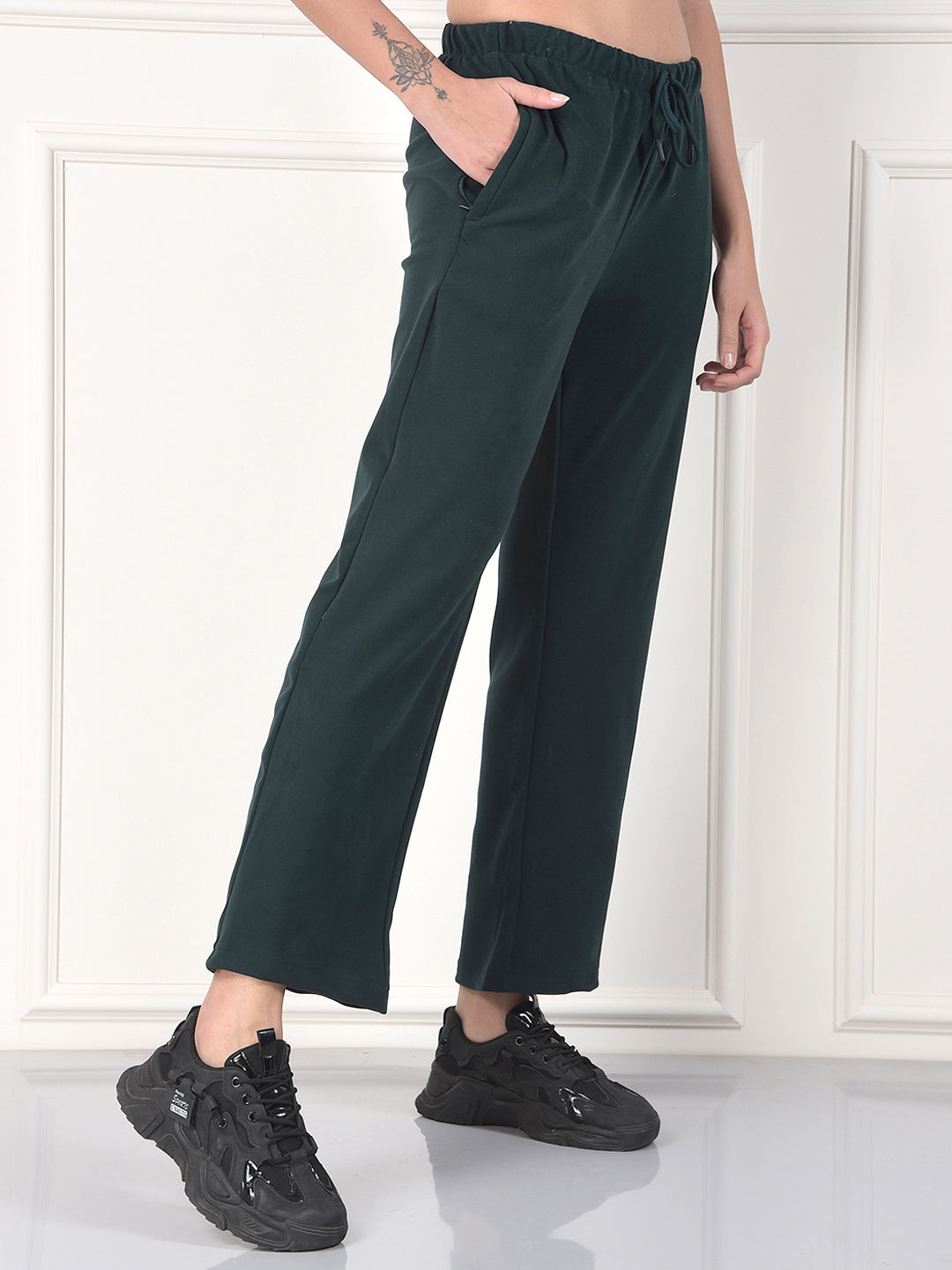 miss forever solid bottle green winter lower