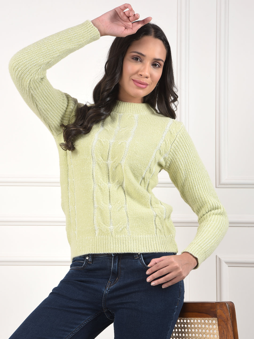 miss forever pista self-design sweater