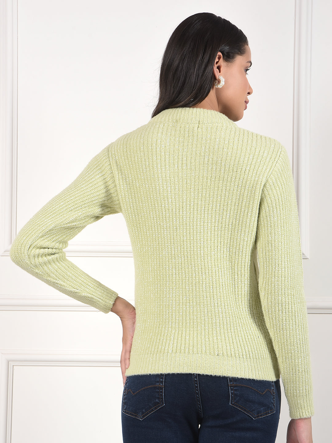 miss forever pista self-design sweater