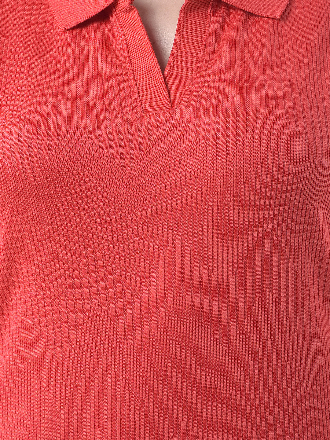 miss forever red self-design sweatshirt