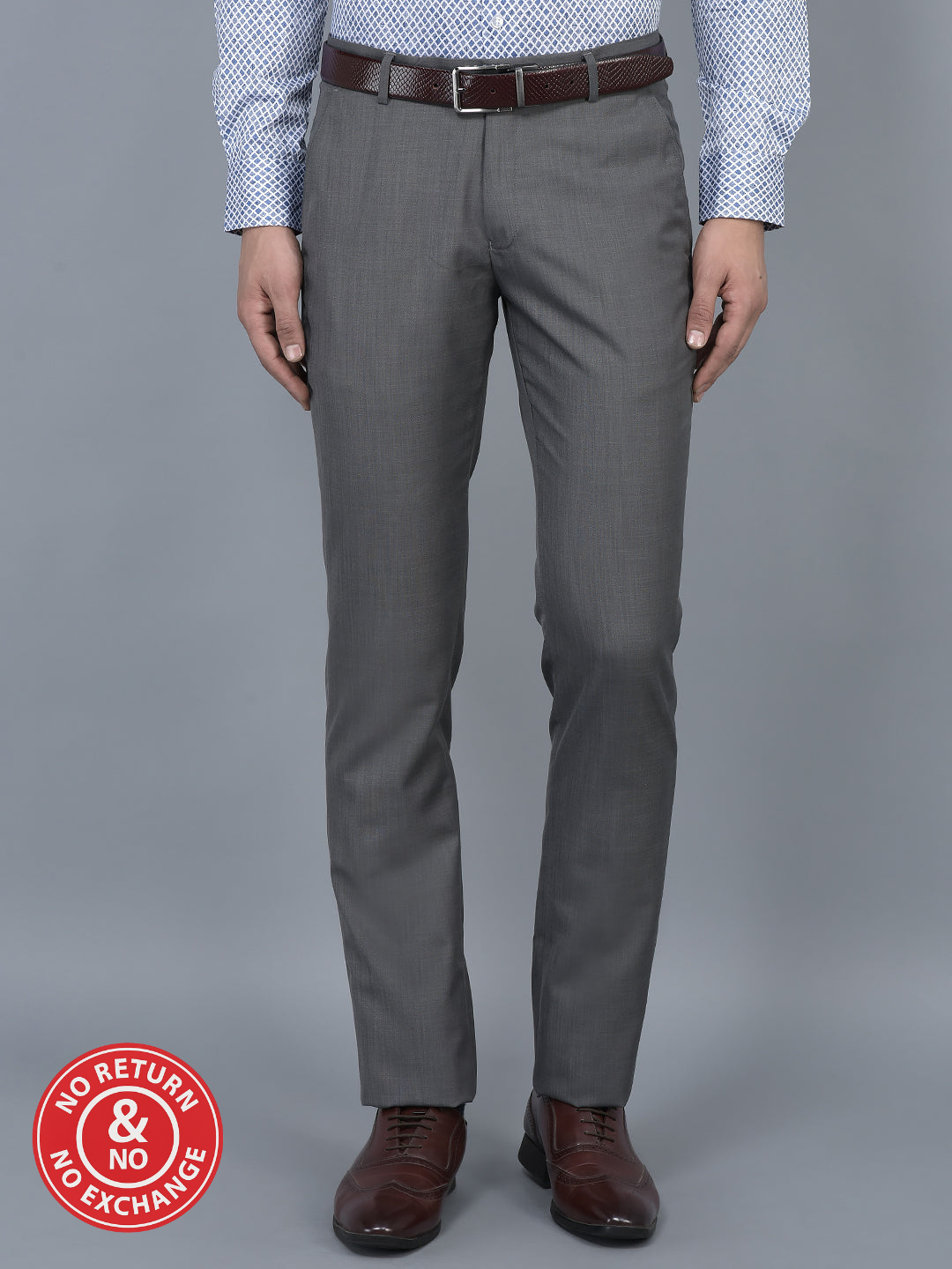 Cobb Dark Grey Ultra Fit Formal Trouser