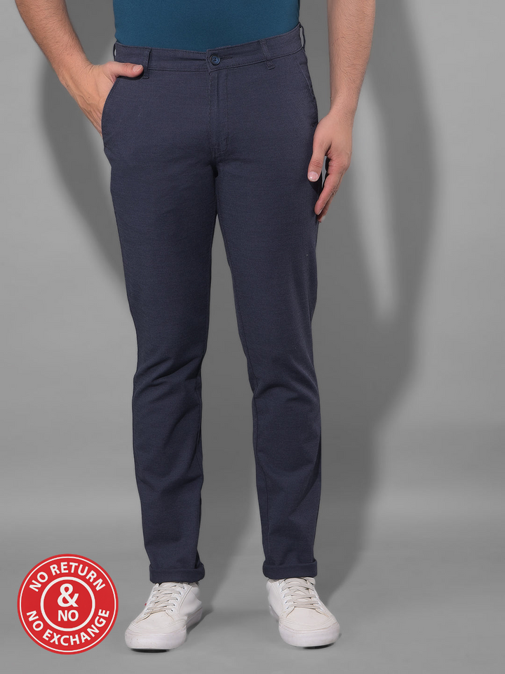 COBB INDIGO BLUE ULTRA FIT CASUAL TROUSER