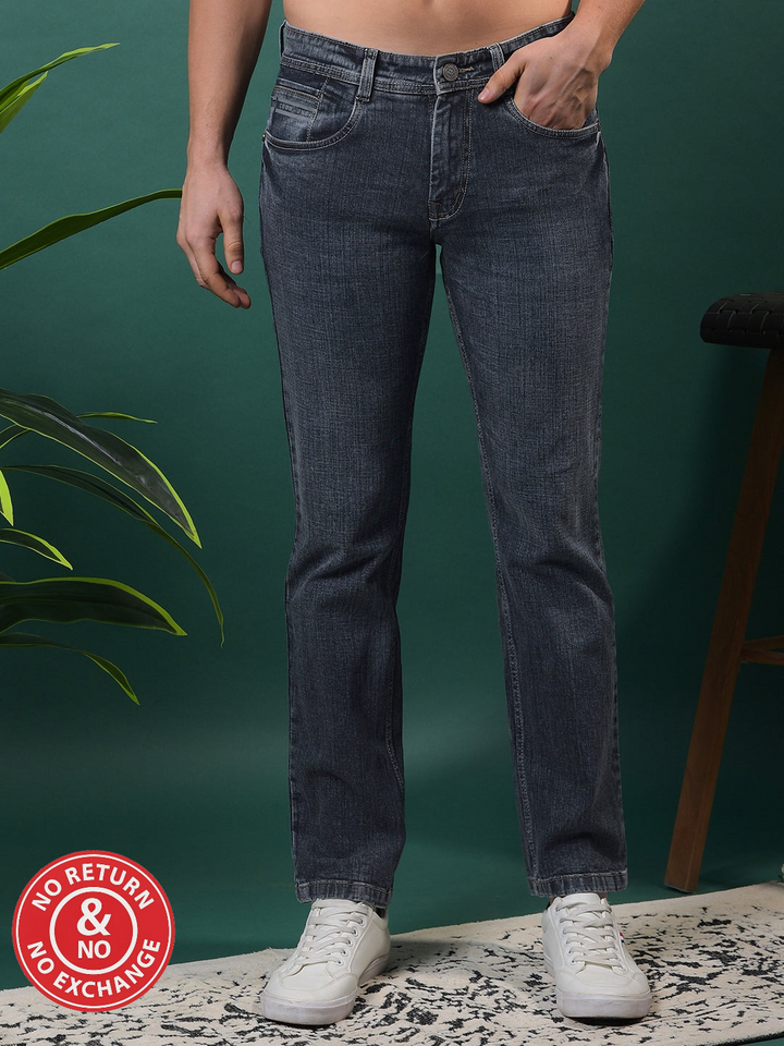 COBB GREY STRAIGHT-FIT PREMIUM JEANS