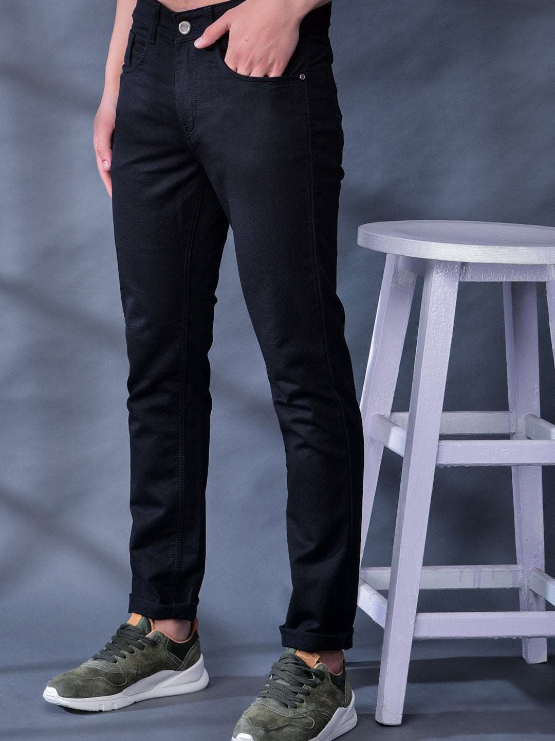 Cobb Black Narrow Fit Jeans