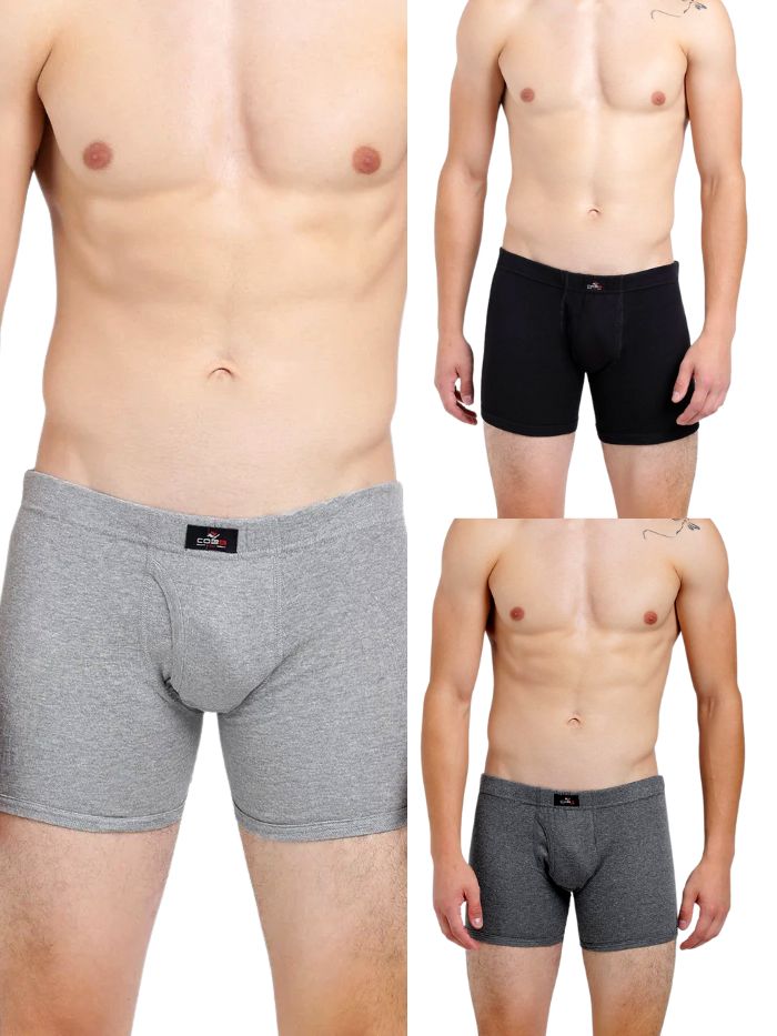 Men Cotton Trunk Pack Of 3 Assorted
