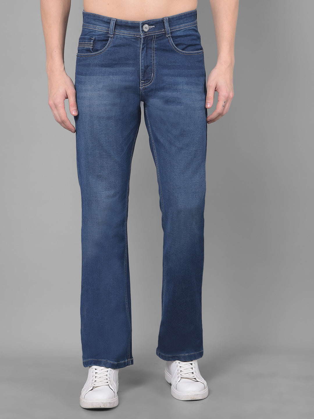 cobb blue boot cut jeans