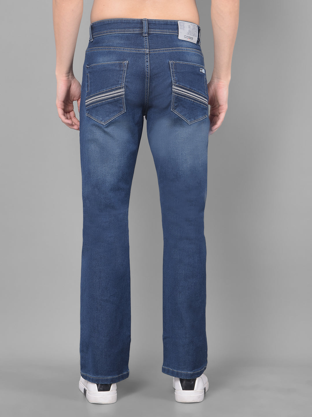 cobb blue boot cut jeans