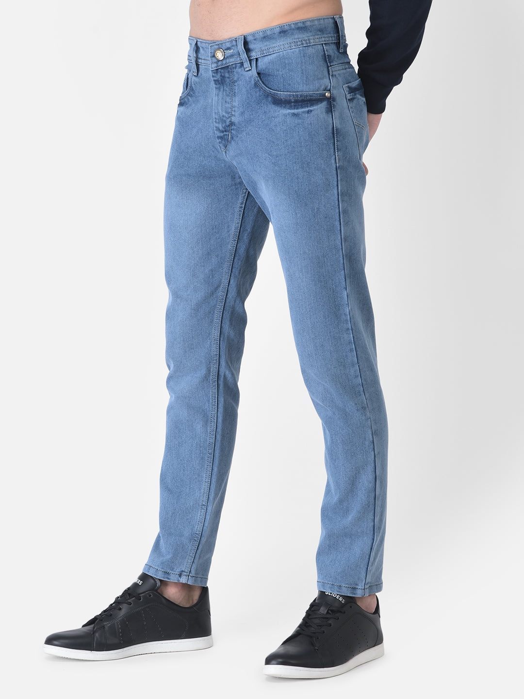 Cobb Ice Blue Narrow Fit Jeans