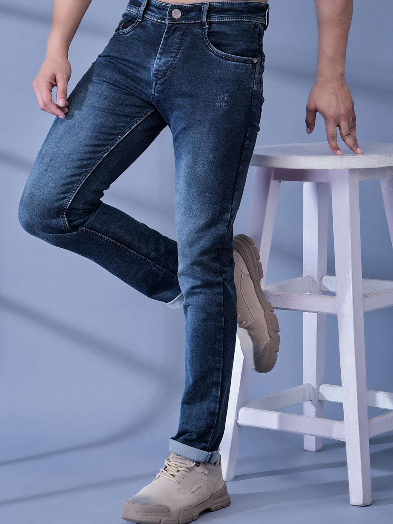Cobb Blue Narrow Fit Premium Jeans