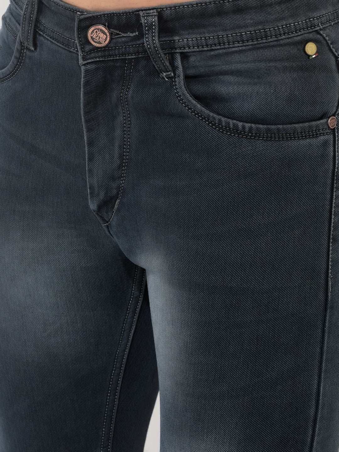 Cobb Dark Navy Narrow Fit Premium Jeans