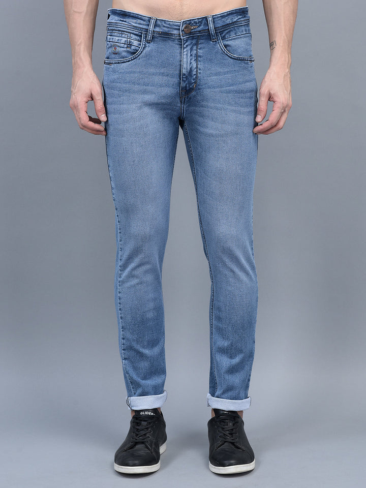 Cobb Light Blue Narrow Fit Jeans Light Blue