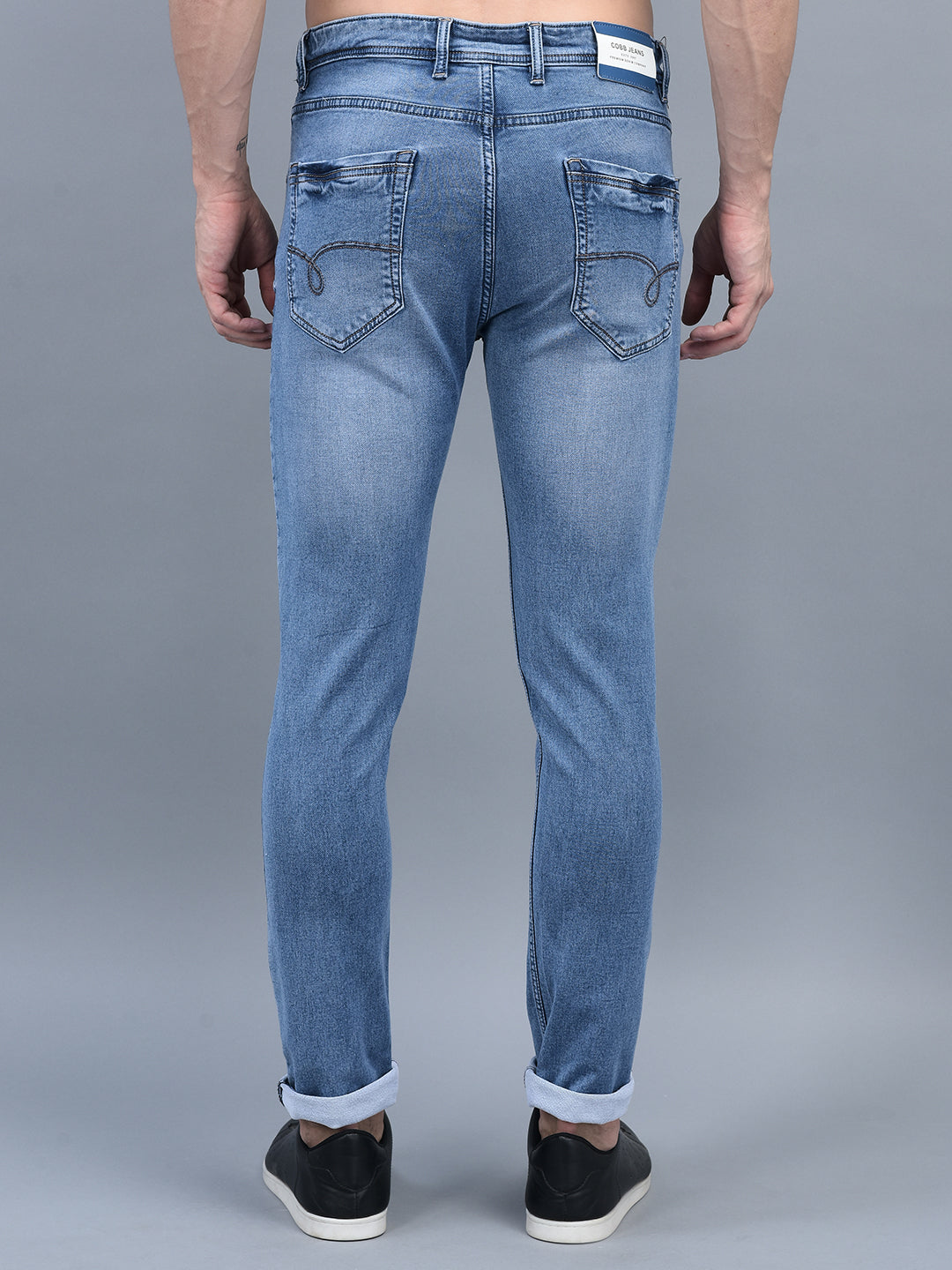 Cobb Light Blue Narrow Fit Jeans