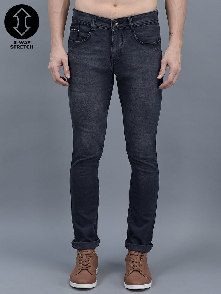 Cobb Dark Grey Ultra Fit Jeans Dark Grey