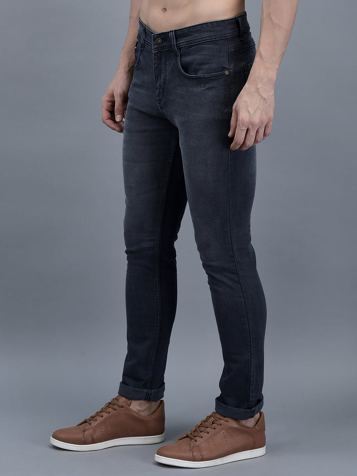 Cobb Dark Grey Ultra Fit Jeans