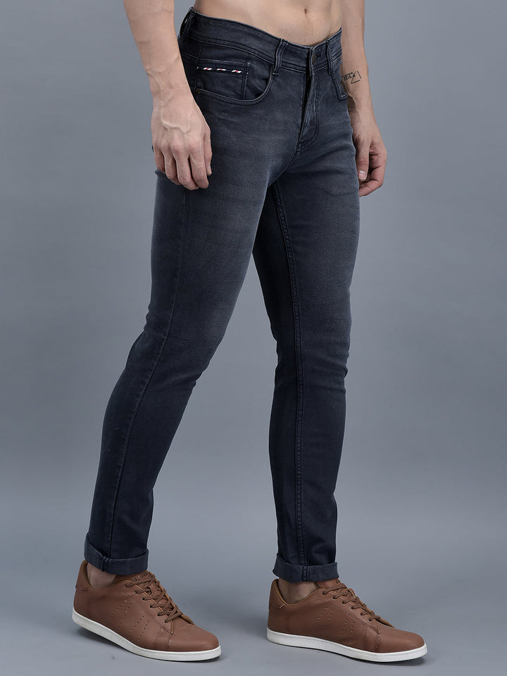 Cobb Dark Grey Ultra Fit Jeans