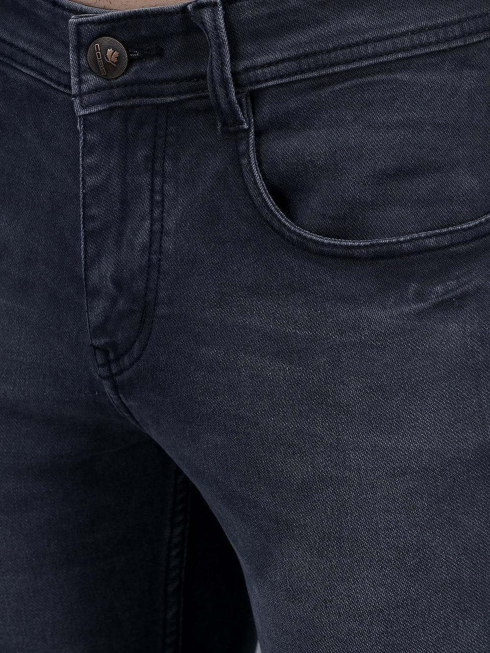 Cobb Dark Grey Ultra Fit Jeans