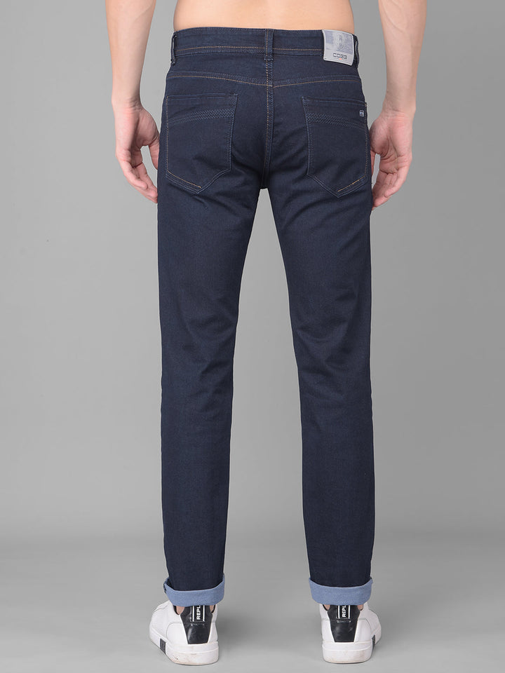 COBB NAVY BLUE NARROW FIT PREMIUM JEANS