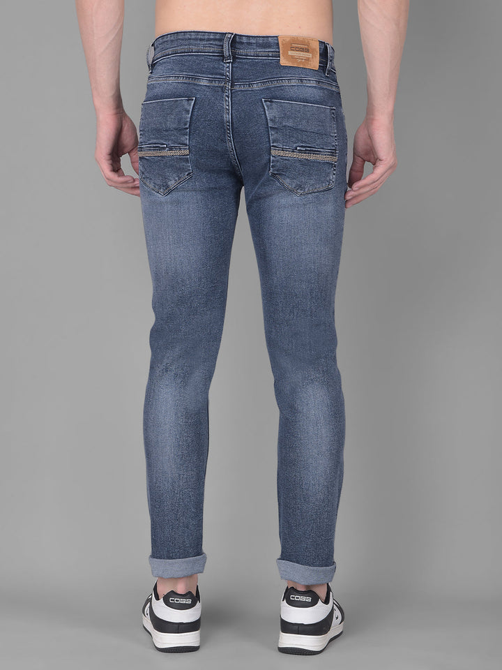 cobb blue narrow fit premium jeans