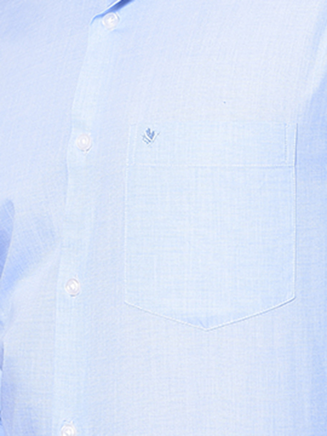 Cobb Sky Blue Solid Smart Fit Formal Shirt