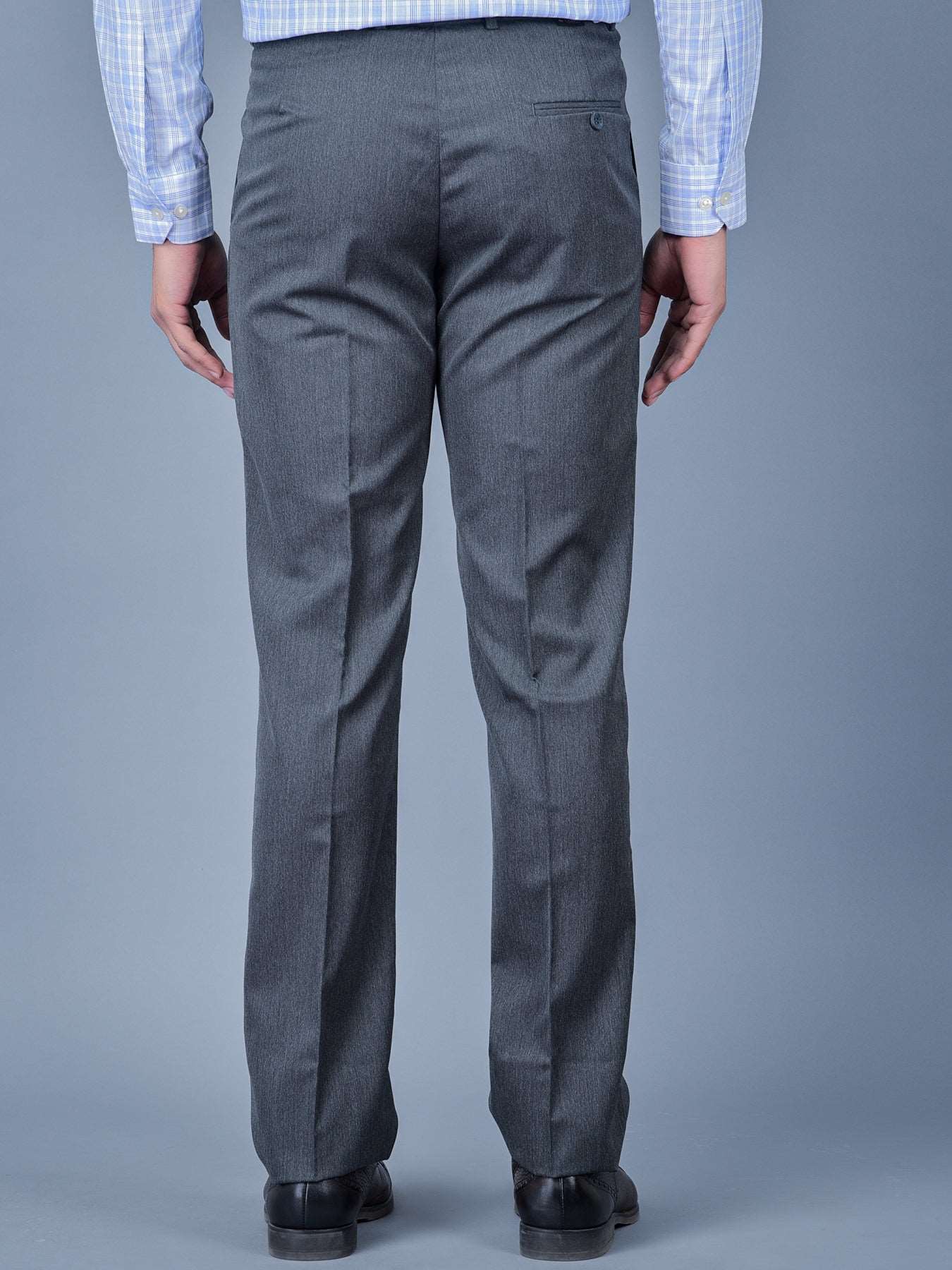 Cobb Dark Grey Ultra Fit Formal Trouser
